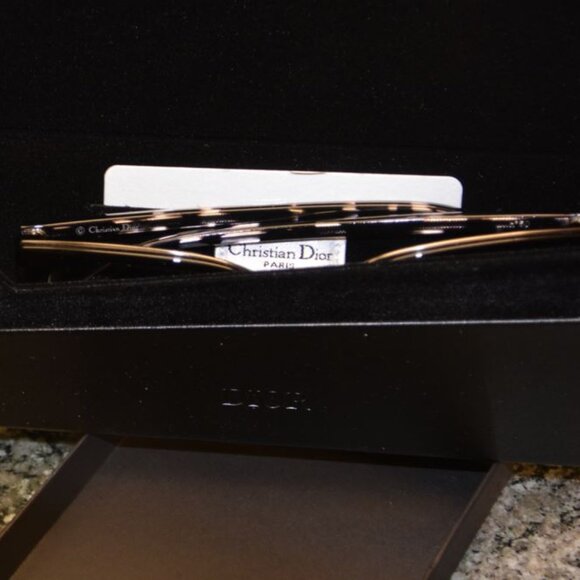 NEW Christian Dior Montaigne 50 Eyeglasses (Black Havana) - Picture 4 of 13